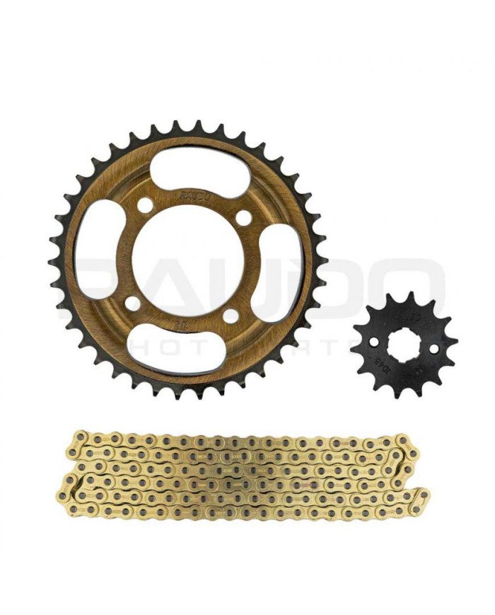 KIT ARRASTRE STORM 428H-124L 38T/14T RAUDO