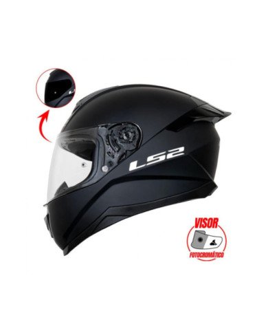 CASCO LS2 INTEGRAL FF802 IMPACT NEGRO MATE VPHOTOCROM