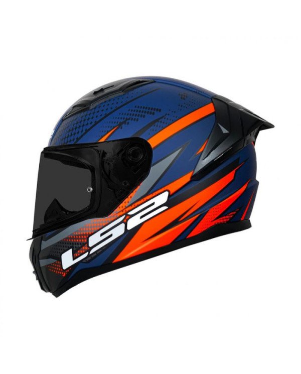 CASCO LS2 INTEGRAL FF810 FLIGHT AZUL OSC/NARANJA