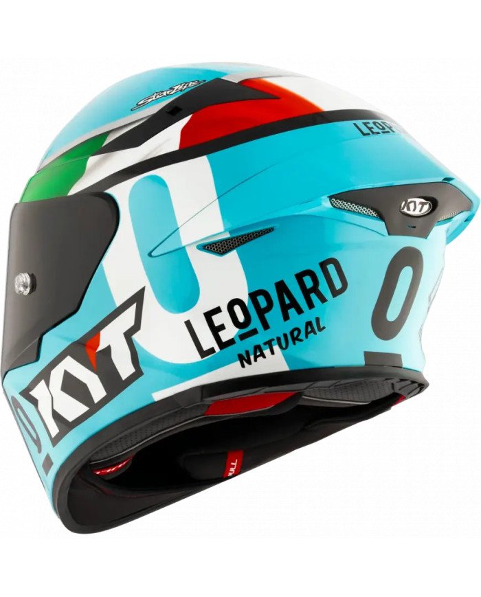 CASCO KYT INTEGRAL TT-REVO LEOPARD REPLICA TRICOLORE