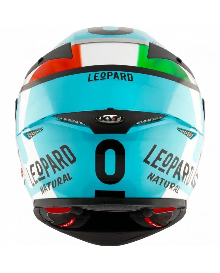 CASCO KYT INTEGRAL TT-REVO LEOPARD REPLICA TRICOLORE