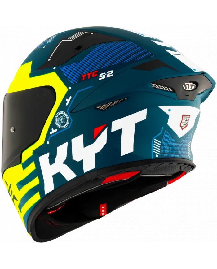 CASCO KYT INTEGRAL TT-REVO FUSELAGE MATTE AMARILLO