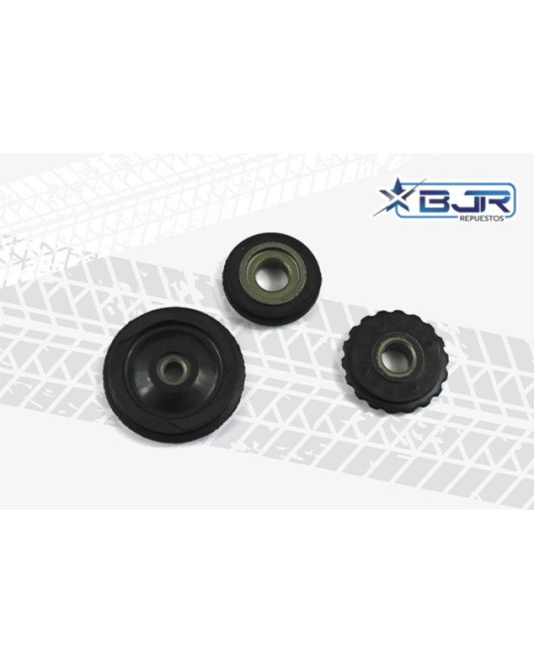KIT TENSORES LEVAS+RODILLOS CADENILLA HONDA CB110 BJR
