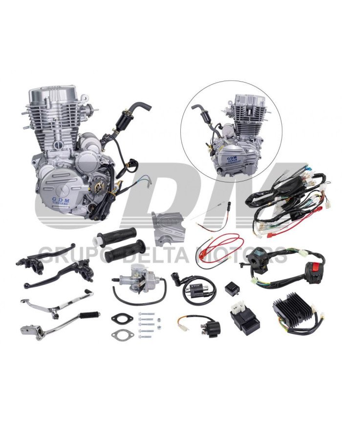 MOTOR MARCA GDM 200CC TRF E/AIRE 10KW/8000RPM/MIN