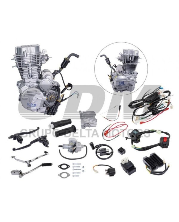 MOTOR MARCA GDM 200CC TRF E/AIRE 10KW/8000RPM/MIN