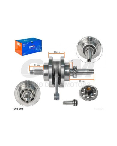 CIGUEÑAL COMPLETO CG150 PIN 15MM GDM