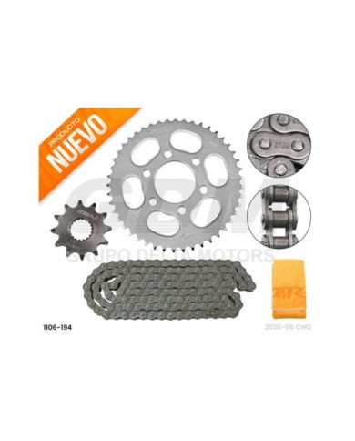 KIT ARRASTRE BENELLI160 428H-132L 46T/12T INFINITY OEM