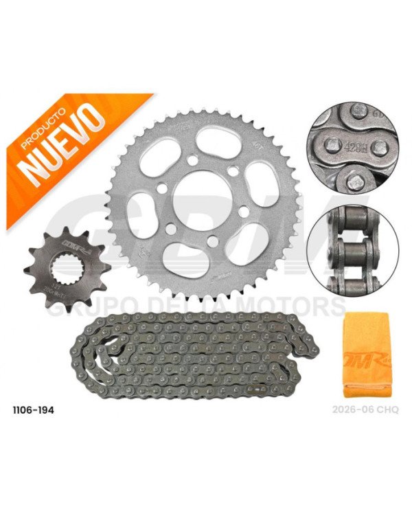 KIT ARRASTRE BENELLI160 428H-132L 46T/12T INFINITY OEM