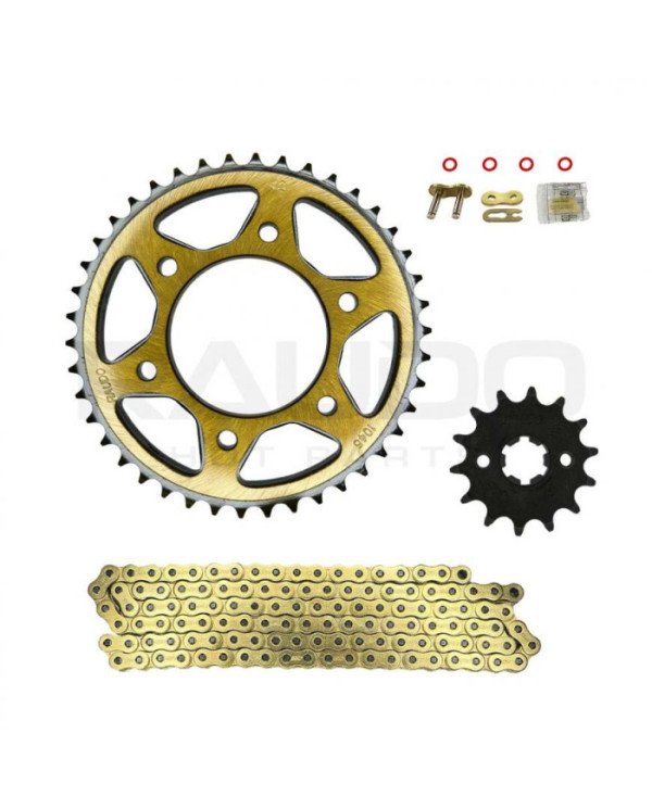 KIT ARRASTRE R15 428HO-120L 42T/14T RAUDO