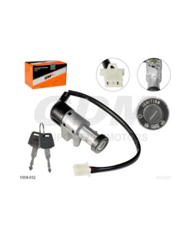 CHAPA ENCENDIDO CBF110/150 2 CABLES GDM