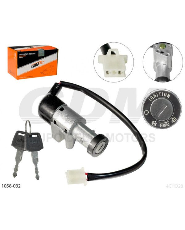 CHAPA ENCENDIDO CBF110/150 2 CABLES GDM