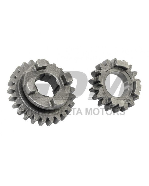 PIÑON TERCERA CG250 18T/25T GDM