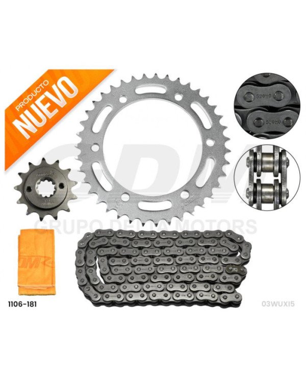 KIT ARRASTRE OEM XRE300 520HO-116L 39T/13T INFINITY