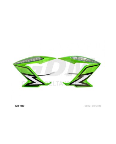 TAPA LATERAL TANQUE R/L  ITK 150SZ VERDE GDM