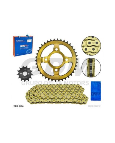 KIT ARRASTRE DM150 520H-108L/38T/13T GDM