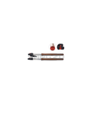 TELESCOPICO BARRA SOLA INVERTIDA TEKKEN (37MM)(85CM)TITANIO