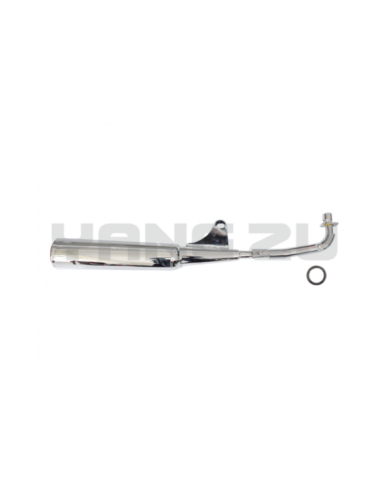 TUBO ESCAPE CROMADO C100/110