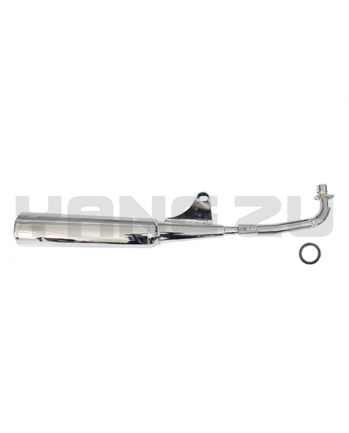 TUBO ESCAPE CROMADO C100/110