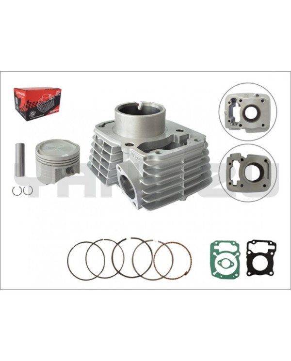 CILINDRO KIT HONDA CBF125/XR125 52.4MM (13MM)(AIRE) GRIS