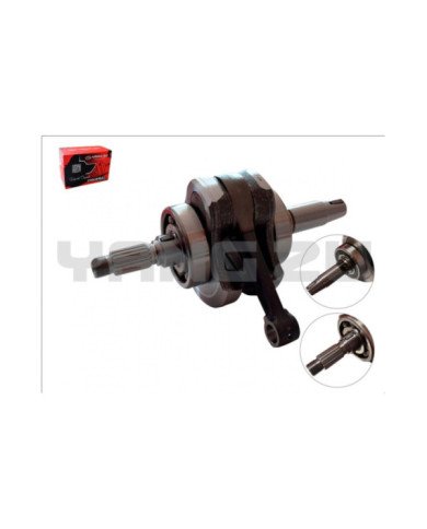 CIGUEÑAL COMPLETO RZ250 CADENILLA(PIN14MM)(L.239.5MM,BIELA 139.5MM,ROD.62074RS,72MM/ROD.63/28,68MM,17T)
