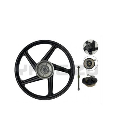 ARO DEL 1.40X18  NEXUS 150CH(JH/CG1)(F/ZAPATA) ALEACION(C/EJE 12X187MM)NEGRO