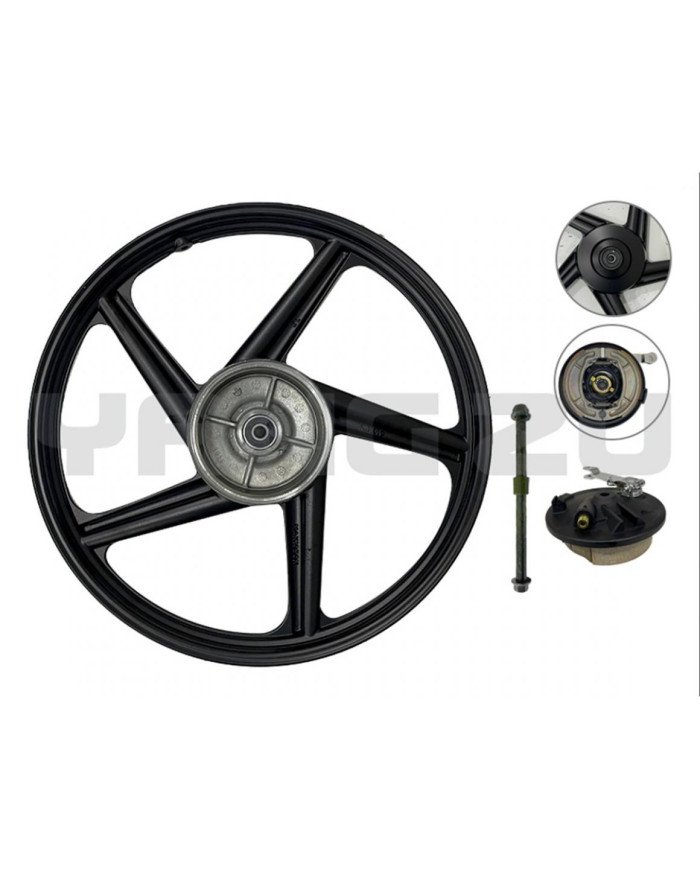 ARO DEL 1.40X18  NEXUS 150CH(JH/CG1)(F/ZAPATA) ALEACION(C/EJE 12X187MM)NEGRO