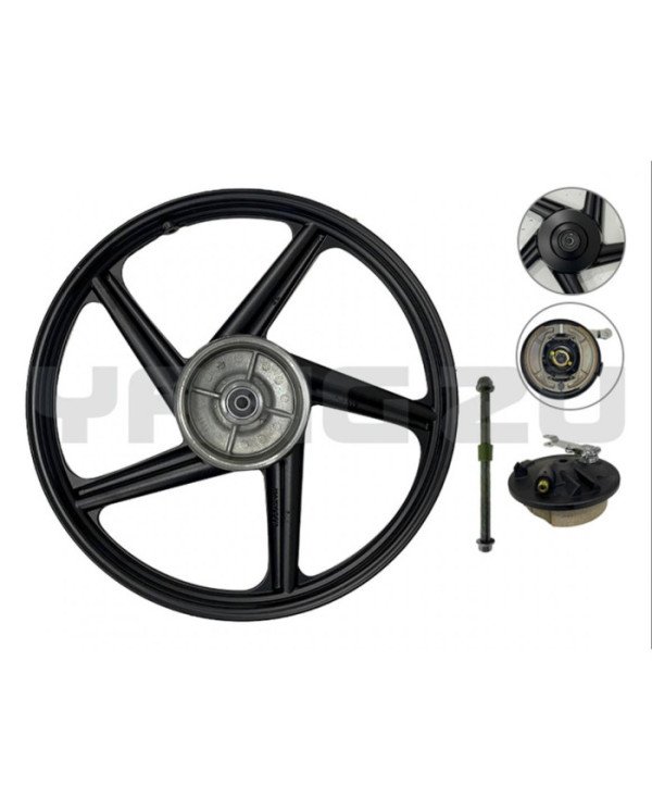 ARO DEL 1.40X18  NEXUS 150CH(JH/CG1)(F/ZAPATA) ALEACION(C/EJE 12X187MM)NEGRO