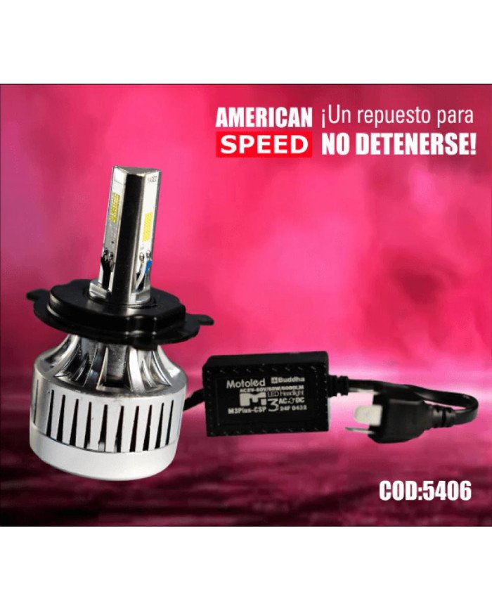 FOCO LED 60W 6000LM AC/DC 8V-80V 4 LIGHT