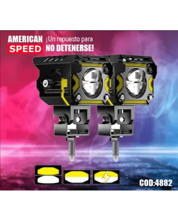 FARO EXPLORADORA DUAL FLASH JYR16 80W 10000LM -