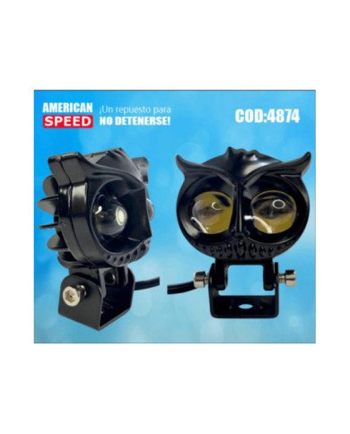 FARO EXPLORADORA BUHO DUAL COLOR Y/W FLASH 42W 4800 LM