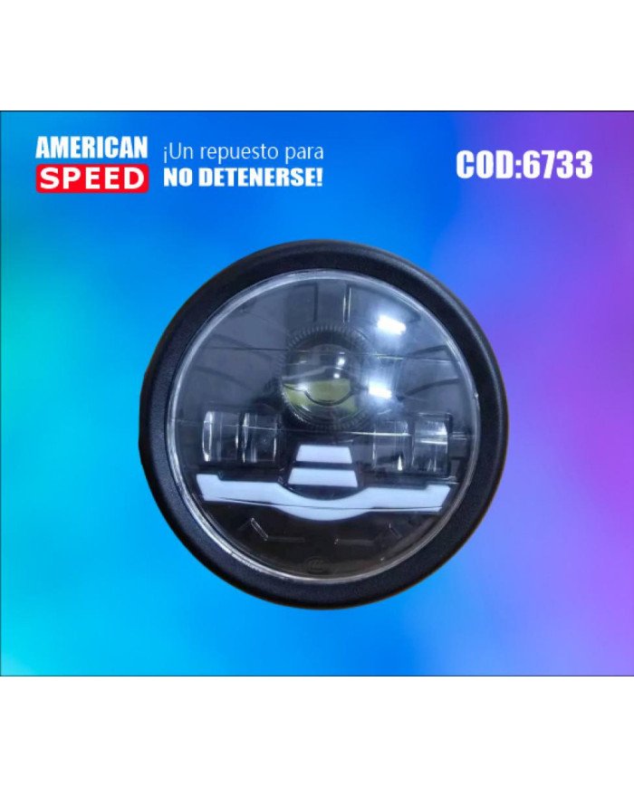 FARO LED REDONDO 5.75 PULG. 45W 5000 LM FLASH TJ03