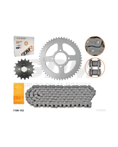 KIT ARRASTRE OEM BROSS CH 428H-132L 50T/17T INFINITY