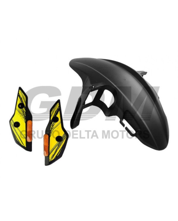 GUARDAFANGO DELT TEKKEN NEGRO/AMARILLO GDM
