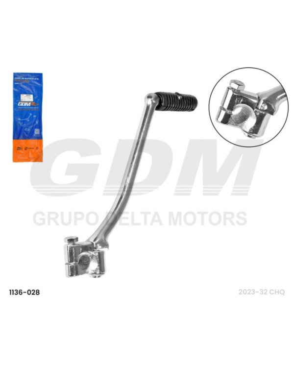 PEDAL ARRANQUE GL SEMICURVO GDM