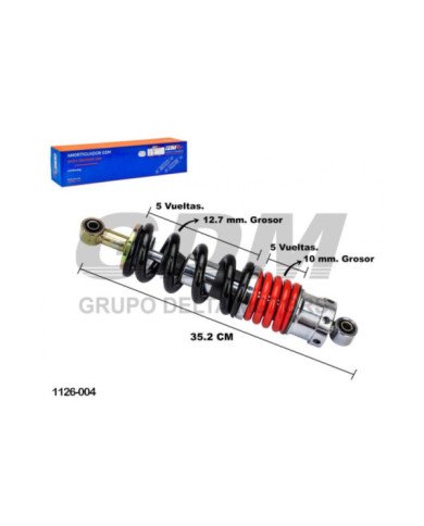 AMORTIGUADOR MONOSHOCK CBF-INVICTA-CB190R GDM