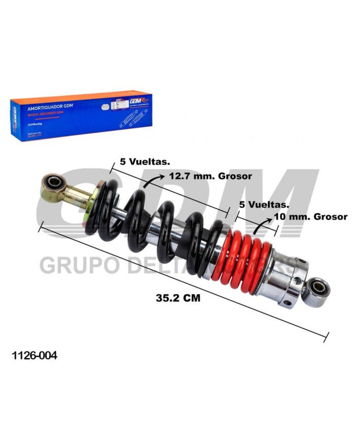 AMORTIGUADOR MONOSHOCK CBF-INVICTA-CB190R GDM