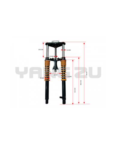 TELESCOPICO R/L CARGUERO ZS200 C/BASE AMAR-ROJ