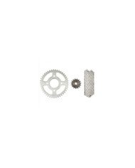 KIT ARRASTRE PULSAR135 428H-132 43T/15T CROMADO PREMIUN SFX