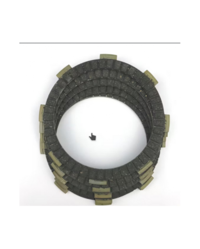 DISCO EMBRAGUE 5PZS CB125/CG150 REFORZADO CRT COPILLAR