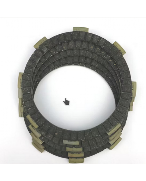 DISCO EMBRAGUE 5PZS CB125/CG150 REFORZADO CRT COPILLAR