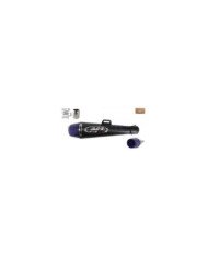TUBO DE ESCAPE DEPORTIVO M4 NEGRO/AZUL B63 SET - STD