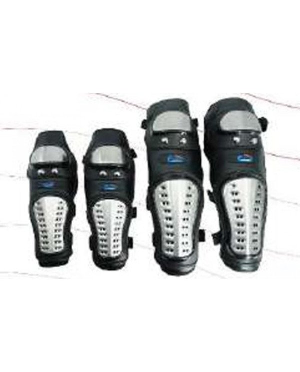 PROTECCION DE RODILLAS Y CODERAS D15 NEGRO 4PZS SET - STD