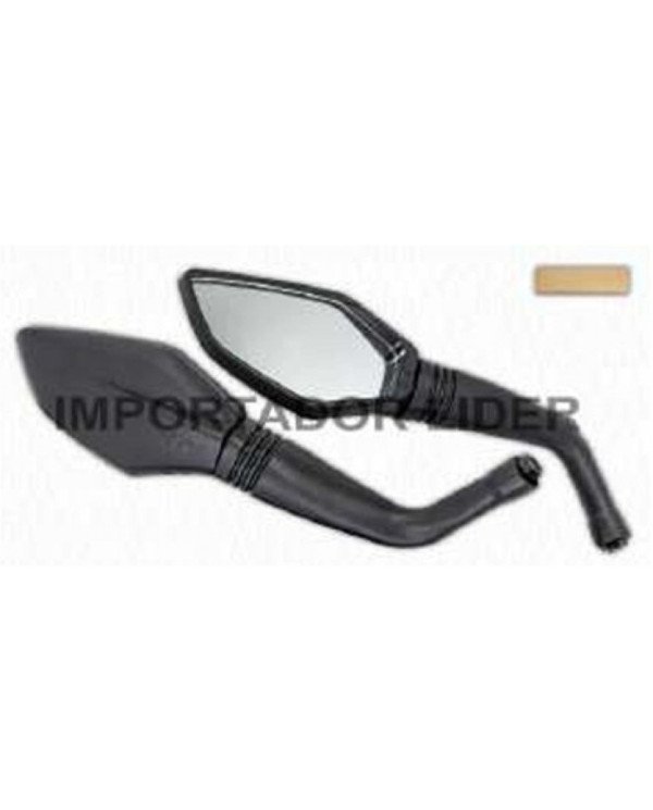ESPEJO NEGRO 10MM (R-L) PAR - COMPATIBLE CON KTM-200