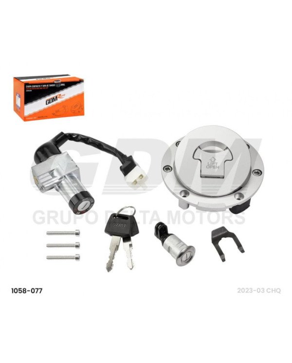 CHAPA +TAPA KIT  HONDA CB190R GDM