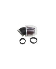FILTRO AIRE CONICO 45MM CURVO UNIVERSAL TRANSPARENTE BJR