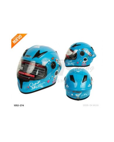 CASCO  INTEGRAL KIDS NIÑA/NIÑO RACING SIRIO-506