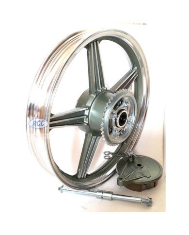 ARO ALUM. 2.15-18 POST ESTRE. 42T VERDE/PLATINA RCC