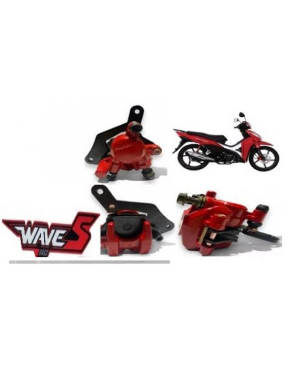 CALIPER COMPLETO CON PASTILLAS Y BASE WAVE 110S