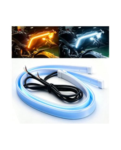 CINTA TIRA LED DUAL BLANCO-AMBAR 30 CM