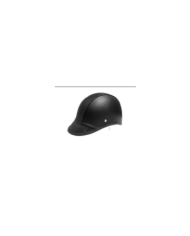 CASCO POLICIA FORRADO CUERO NEGRO